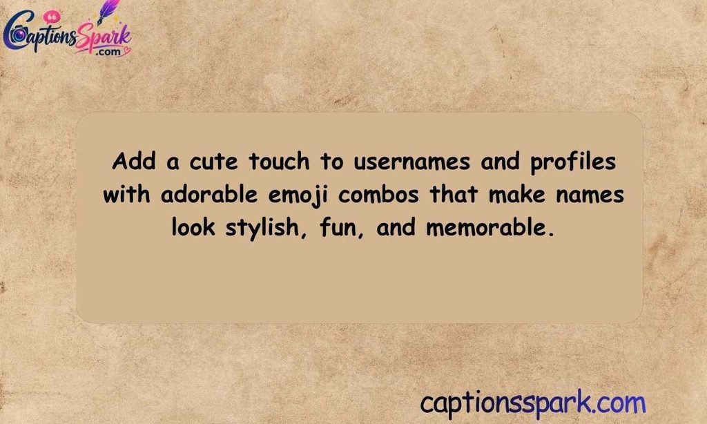 Cute Emoji Combos for Names