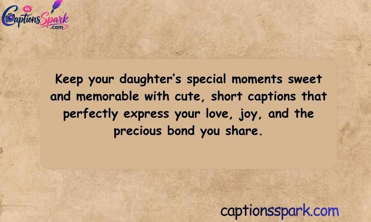 Cute Short Daughter Captions