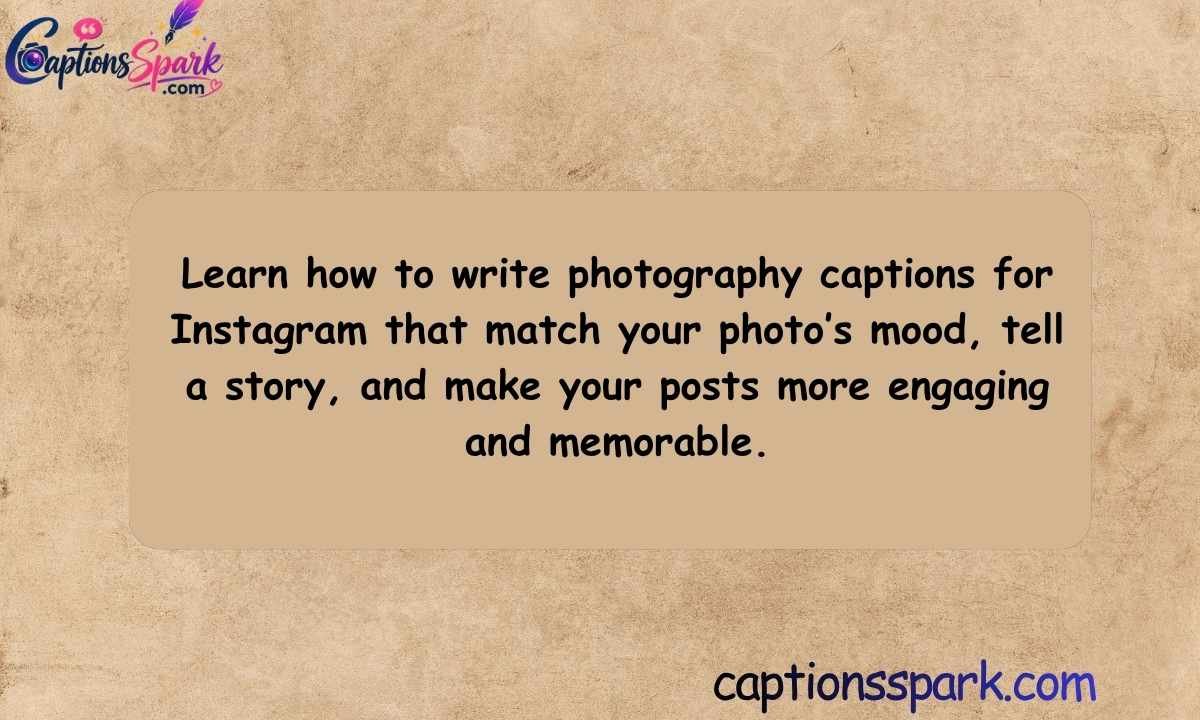 How to Caption Photography for Instagram