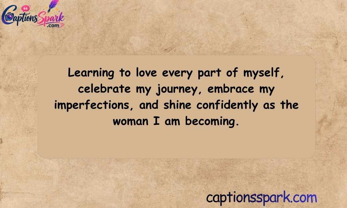 Self-Love Girl Captions for Instagram