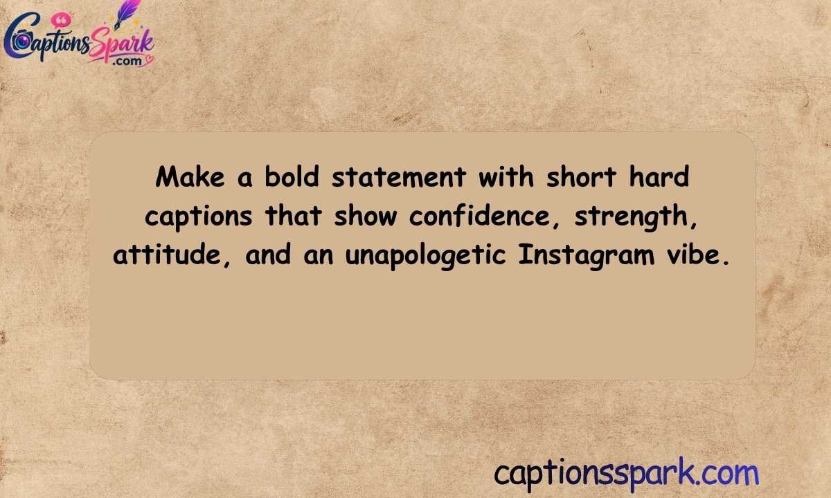 Short Hard Captions for Instagram