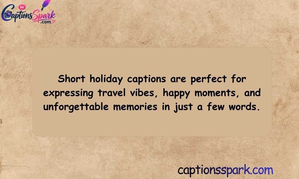 Short Holiday Captions for Instagram