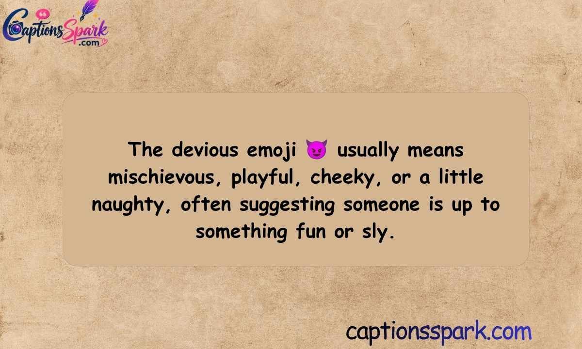 What Does the Devious Emoji 😈 Mean?