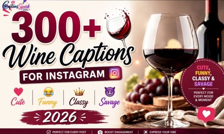 Wine Captions for Instagram