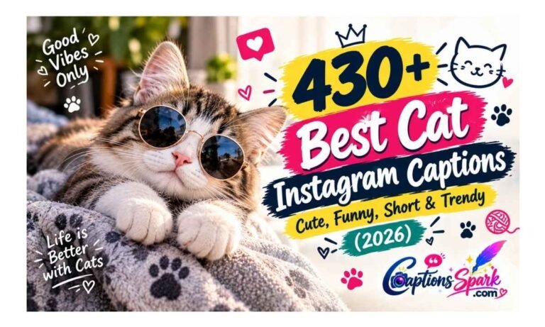 Cat Captions for Instagram