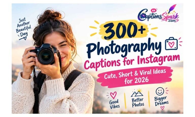 Photography Captions for Instagram