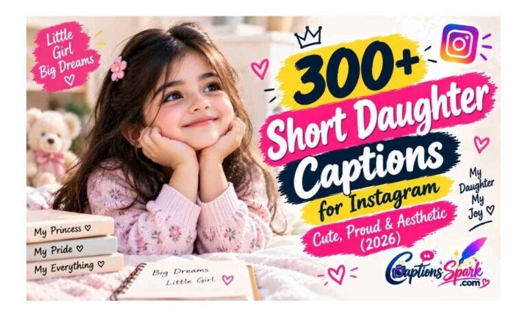 Short Daughter Captions for Instagram